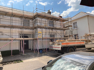 parker scaffold working in taunton somerset area access for decoration