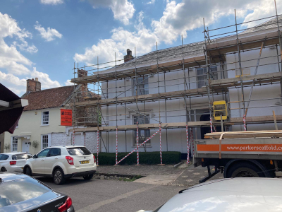 parker scaffold working in taunton somerset area access for decoration