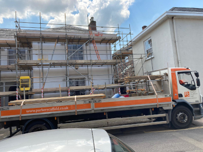 parker scaffold working in taunton somerset area access for decoration