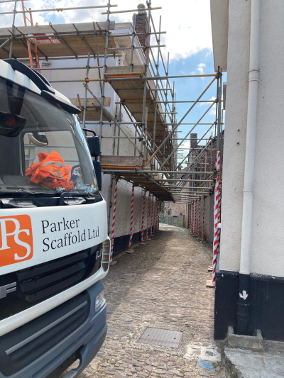 parker scaffold working in taunton somerset area access for decoration