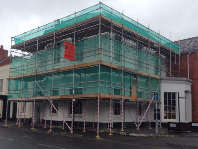 parker scaffold scaffolding for roofers to gain access